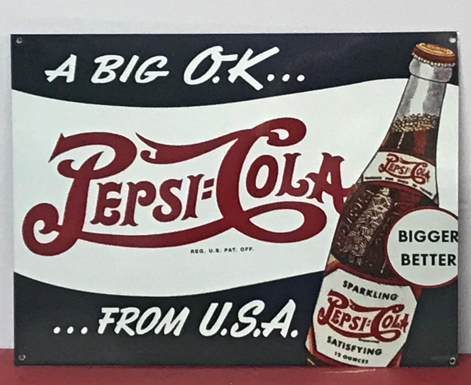 Vintage Pepsi Sign - Etsy