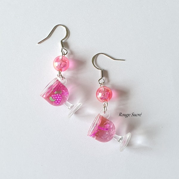 Cocktail earrings, multiple colors