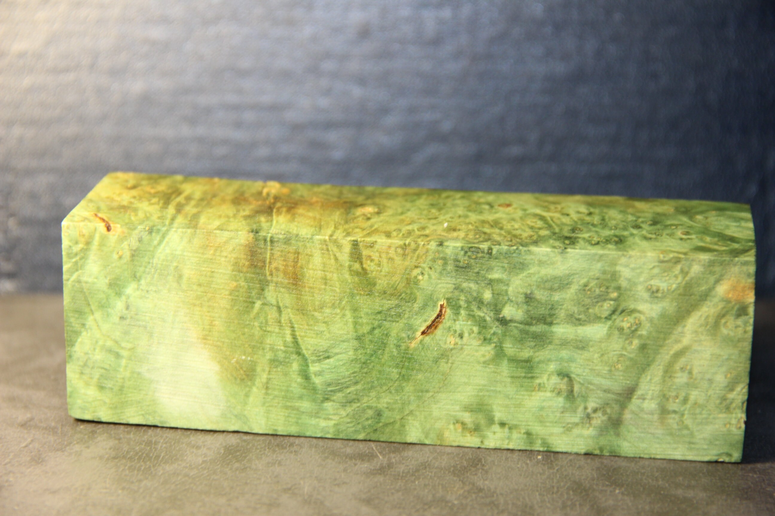 860 Stabilized & Dyed Maple Burl Wood Knife Handle Block Etsy UK