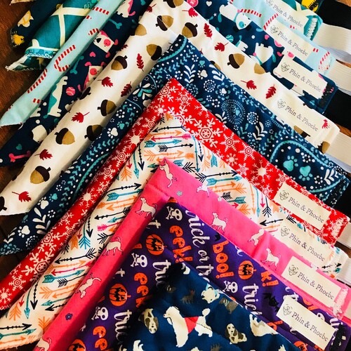 Elastic Dog Bandanas/ Stretchy Bandana Collar Etsy