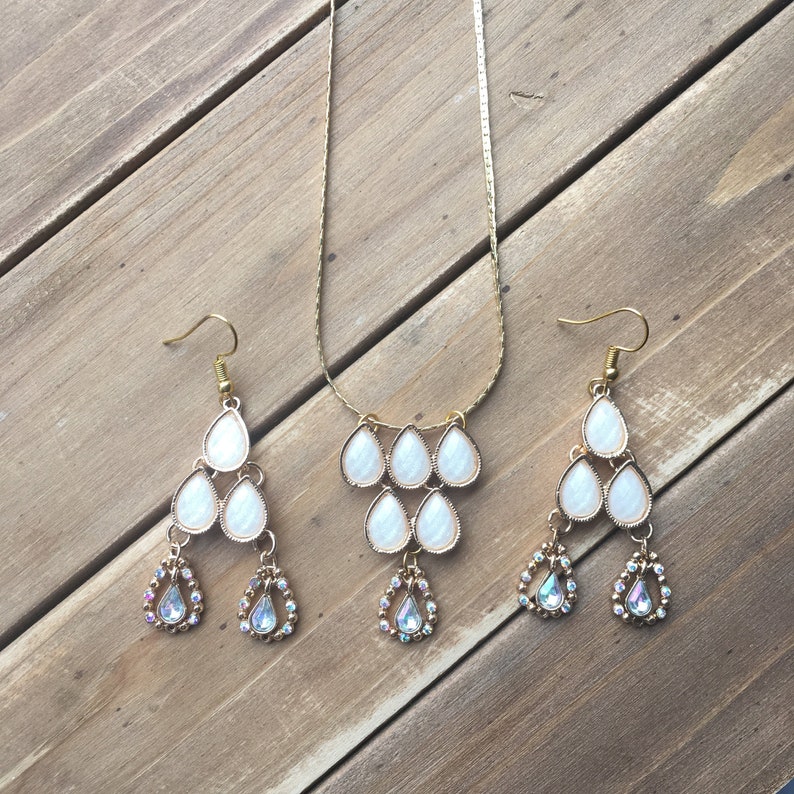 Statement Necklace and Earring Set Boho Jewellery