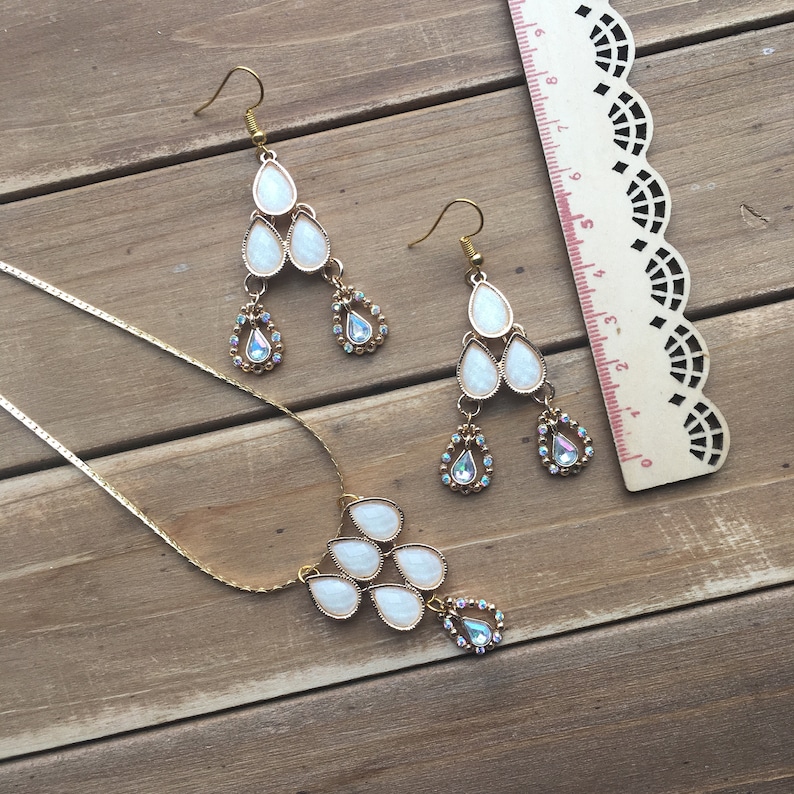 Statement Necklace and Earring Set Boho Jewellery