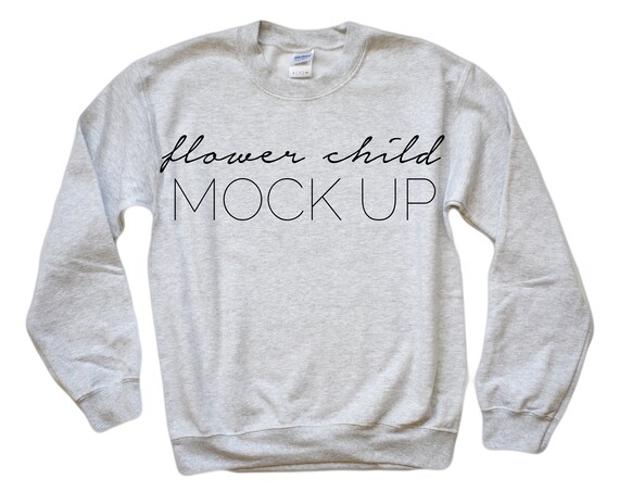 Gildan 18000 Ash Gray SweaT-Shirt Mockup SweaT-Shirt Mockup Gildan 18000 Ash Gray SweaT-Shirt Mockup SweaT-Shirt Mockup