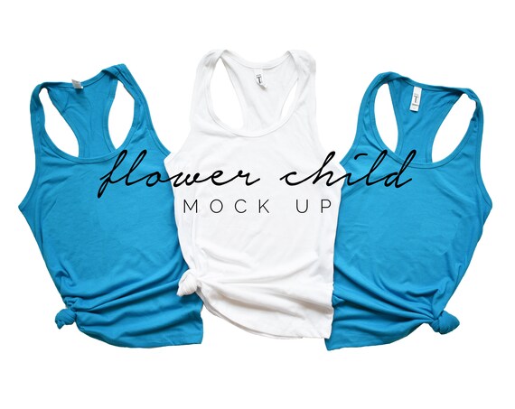 Next Level Turquoise 1533 Combo Turquoise Tank