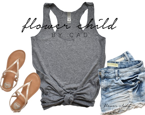 Next Level Mock Up 6733 Premium Heather Gray With