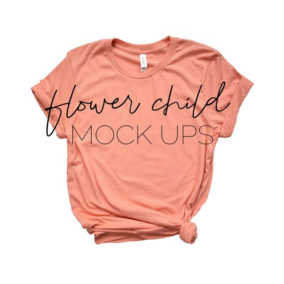 3001 Sunset Mockup Bella Canvas T-Shirt Mockup 3001 T-Shirt