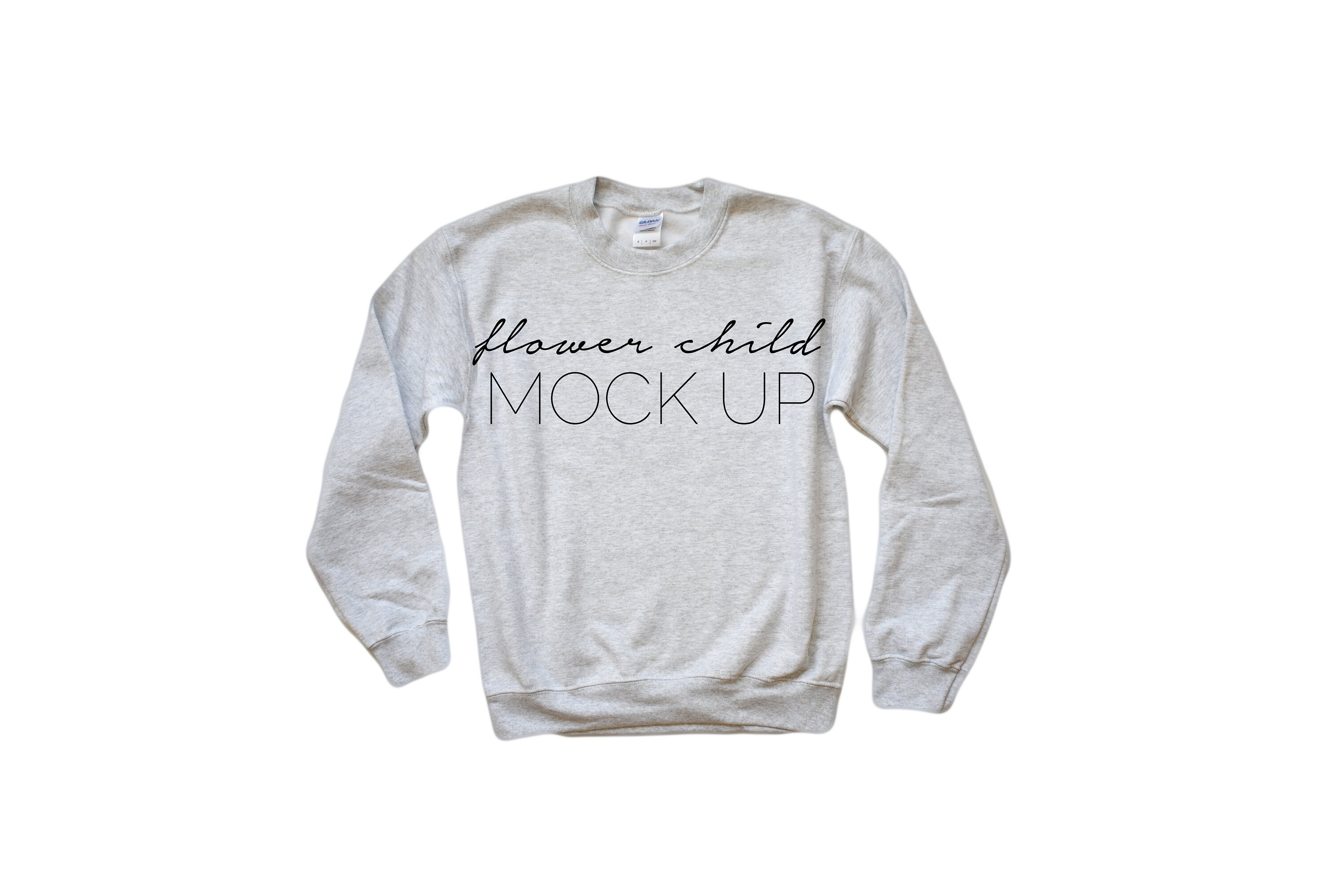 ash gray gildan sweatshirt