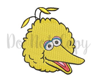 Yellow Bird Cartoon  ~ Machine Embroidery Design File