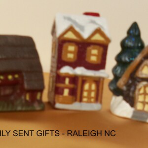 Miniature Houses, Village, Christmas