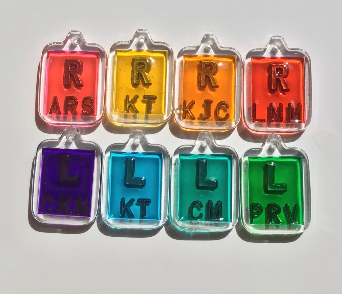 FOUR SETS OF Xray Markers With Initials/numbers Etsy