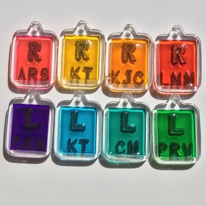 FOUR SETS OF  xray markers with Initials/Numbers xray marker