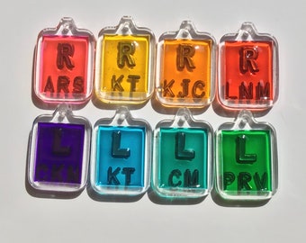 FOUR SETS OF  xray markers with Initials/Numbers