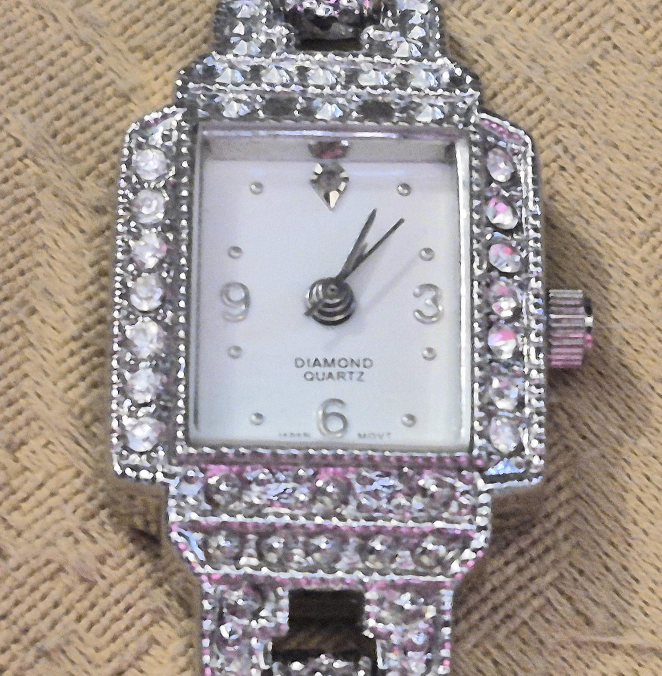 ARENIX Rhinestone MOP Watch Arenix Watch - Etsy main image 4