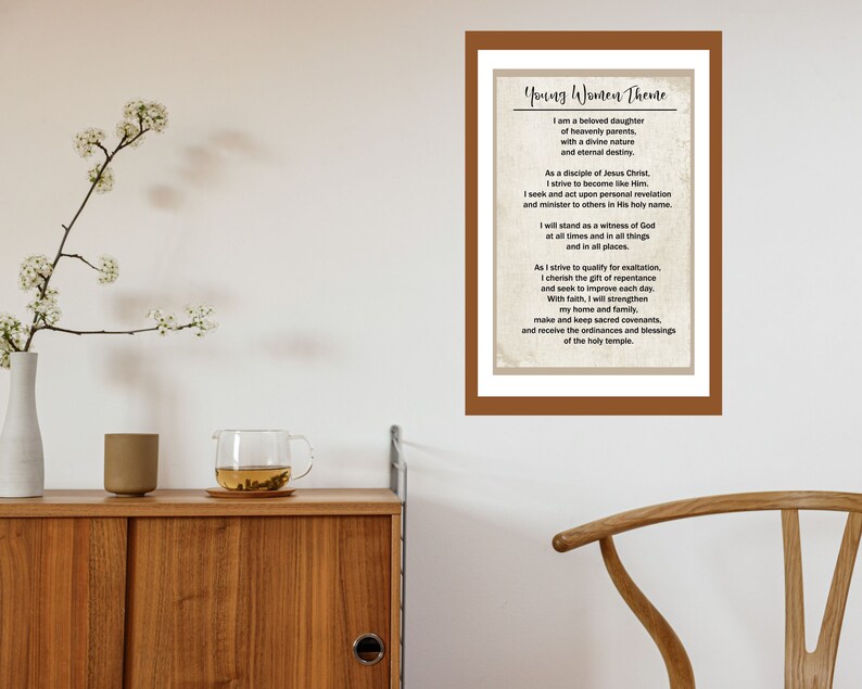 LDS Young Women Theme Etsy