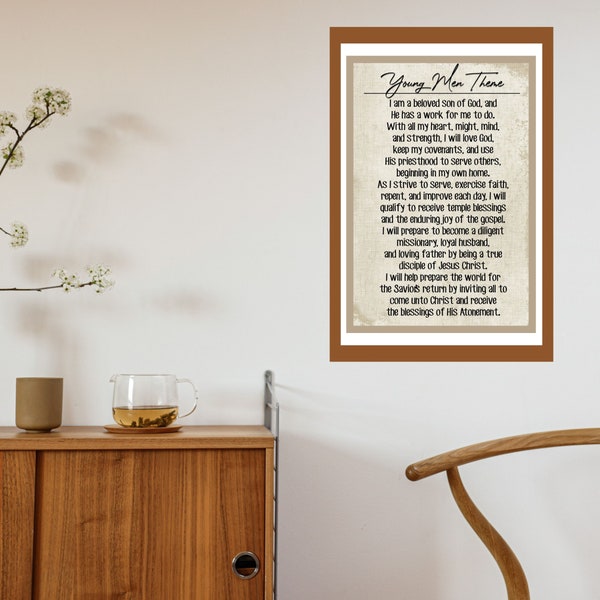 Young Men Theme Lds - Etsy UK