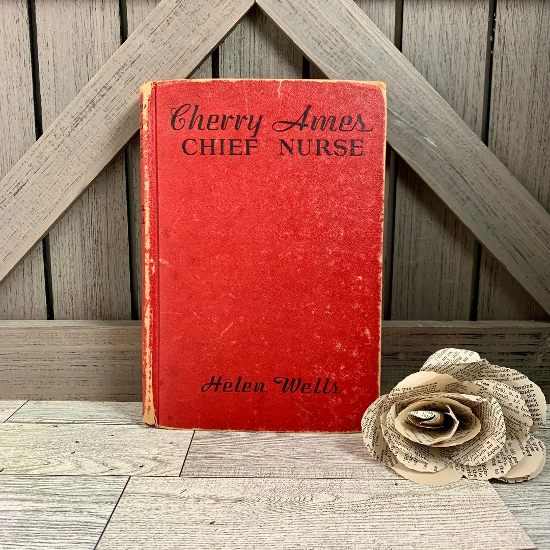 First Edition Cherry Ames Chief Nurse Book 1944 Shabby Vintage