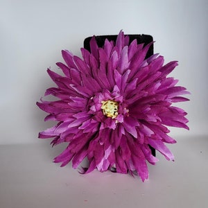 Chrysanthemum Hair Flower in Purple