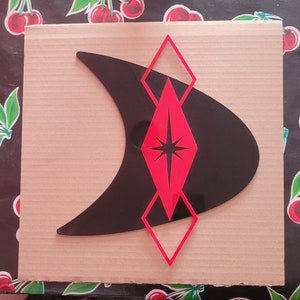 Atomic Boomerang Triple Diamond Wanddekor