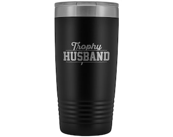 Trophy Husband Polar Camel 20oz BPA Free Stainless Steel Tumbler - Perfect Valentine&#39;s Day, Father&#39;s Day, Birthday, Christmas Gift