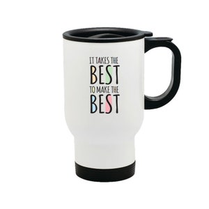 Takes The Best 14 oz Metal Car Coffee and Tea Travel Mug for Hot Drinks