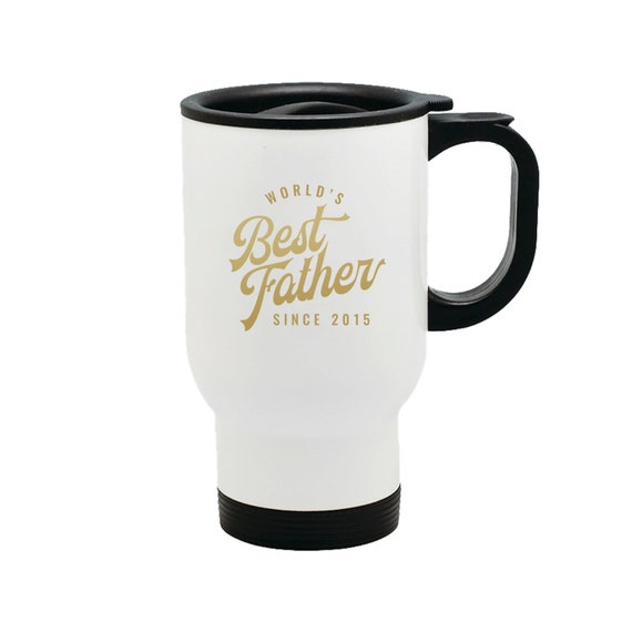 Best Father Personalized 14 Oz Metal Car Coffee and Tea Travel Mug for Hot  Drinks - Etsy