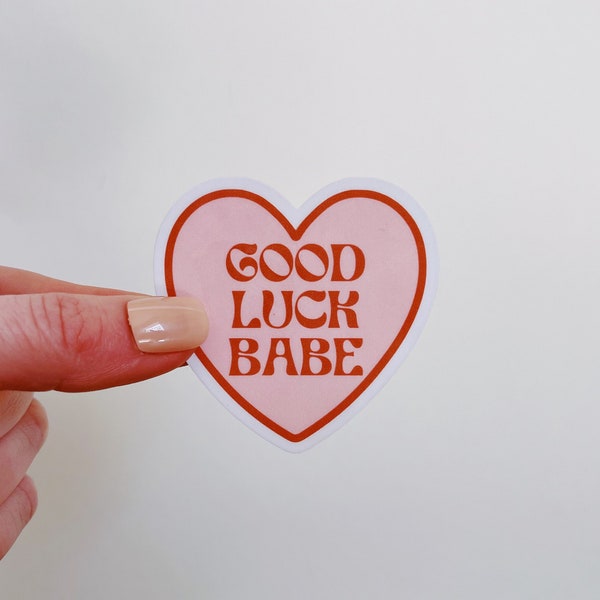 Good Luck, Babe sticker/Chappell Roan sticker /waterproof vinyl sticker for Laptop, Water Bottle, + more