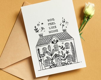 You Feel Like Home Card: Sentimental Anniversary Card