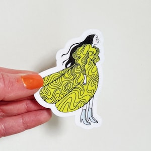 Bella Baxter / Film d'autocollants Poor Things / Sticker minimaliste mignon / pour bouteilles d'eau, ordinateurs portables, coques de téléphone, et plus encore !