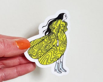Bella Baxter / Poor Things Sticker Movie / cute minimal sticker /for water bottles, laptops, phone cases, + more!