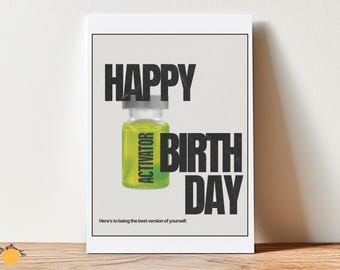 Grappige verjaardagskaart 'The Substance' film