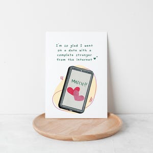 Funny Online Dating Anniversary Card: Complete Stranger image 8