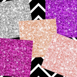 Chunky glitter digital paper pack, digital glitter paper, digital scrapbook glitter paper, chunky glitter 30 jpg images, digital download image 7