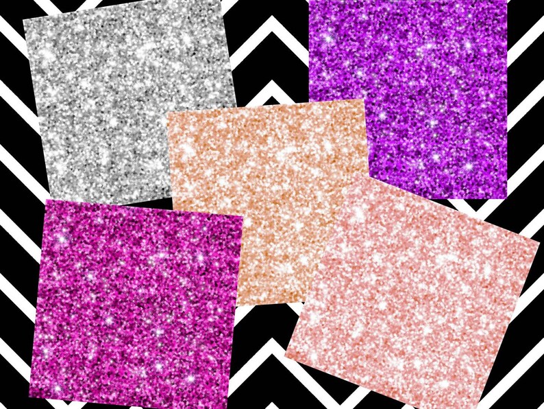 Chunky glitter digital paper pack, digital glitter paper, digital scrapbook glitter paper, chunky glitter 30 jpg images, digital download image 7