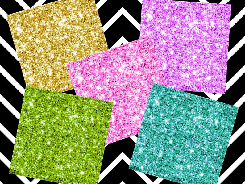 Chunky glitter digital paper pack, digital glitter paper, digital scrapbook glitter paper, chunky glitter 30 jpg images, digital download image 2