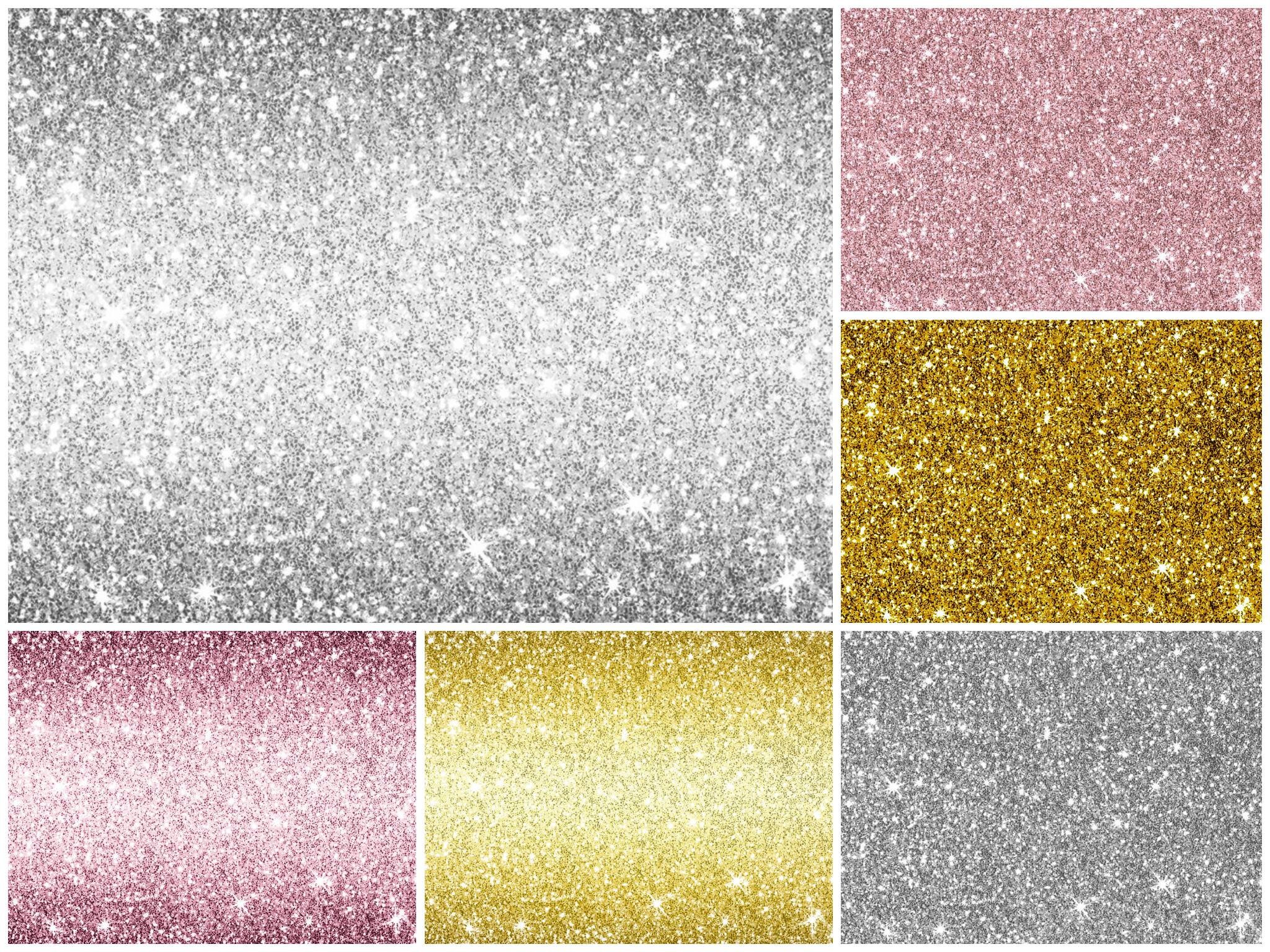 Metallic Glitter Digital Paper, Digital Paper Pack Glitter Metallic ...