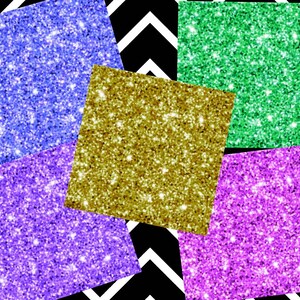 Chunky glitter digital paper pack, digital glitter paper, digital scrapbook glitter paper, chunky glitter 30 jpg images, digital download image 4