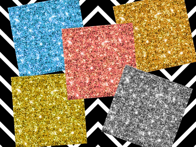 Chunky glitter digital paper pack, digital glitter paper, digital scrapbook glitter paper, chunky glitter 30 jpg images, digital download image 3