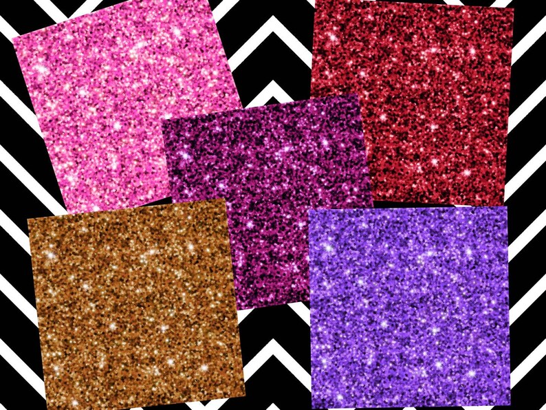 Chunky glitter digital paper pack, digital glitter paper, digital scrapbook glitter paper, chunky glitter 30 jpg images, digital download image 5