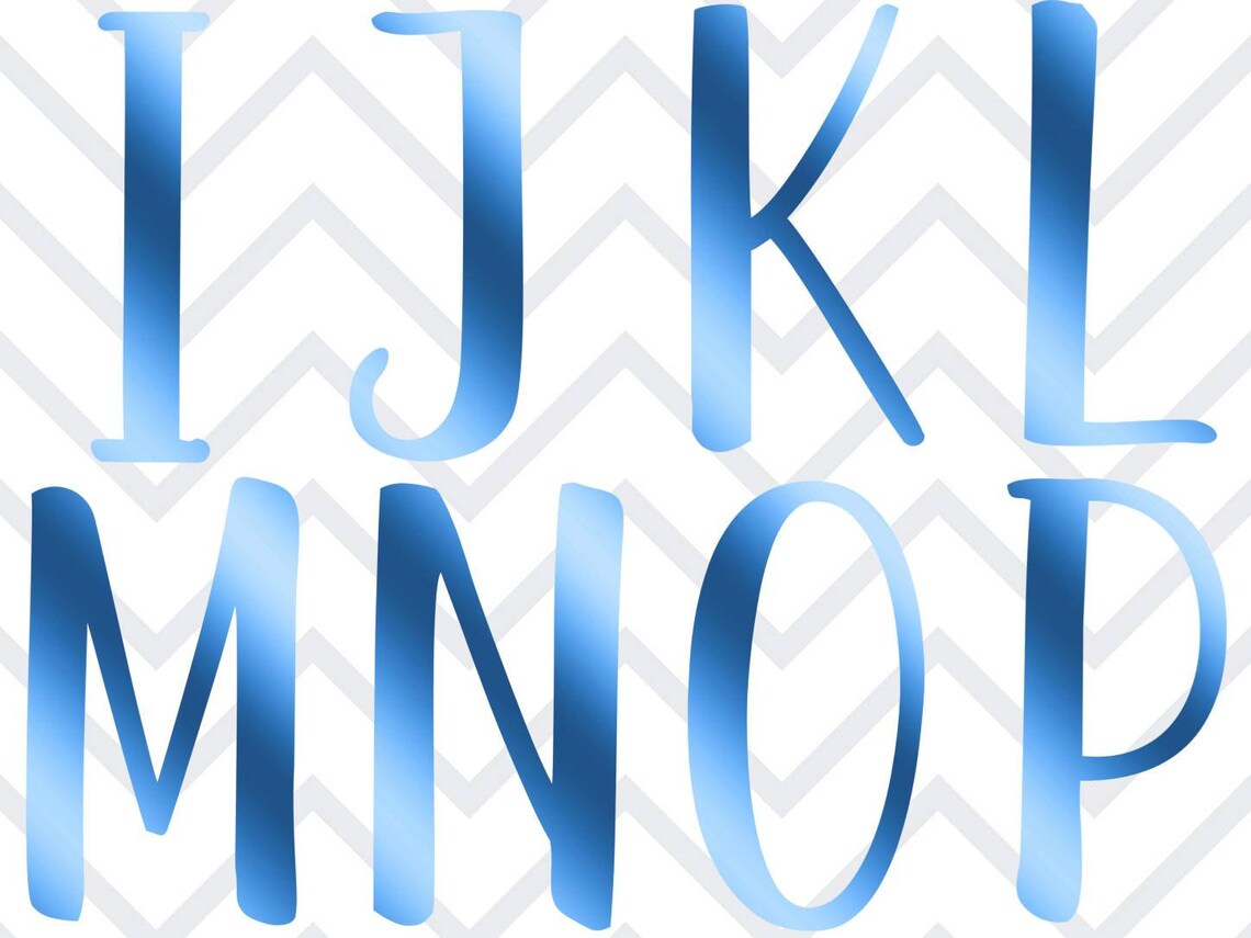 Blue metallic alphabet clipart blue alphabet digital Etsy