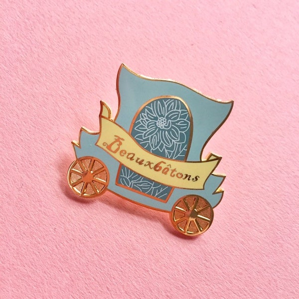 WITCHCRAFT AND WIZARDRY; Beauxbatons Enamel Pin V2