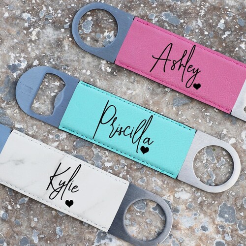 Personalized Gift Her Custom Bottle Opener Bottle Opener Etsy