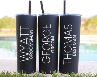 Personalized Tumblers for Groomsmen, Personalized Gift, Bachelor Party Tumbler, Best Man Tumbler, Groomsmen Gifts for Groomsmen,Tumbler