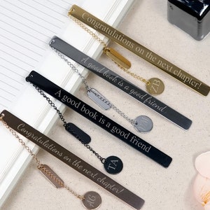 Bookmark, Custom Gift, Personalized Gift For Readers, Engraved Bookmark, Book Accessories, Graduation 2025 Gift, Personalized Metal Bookmark