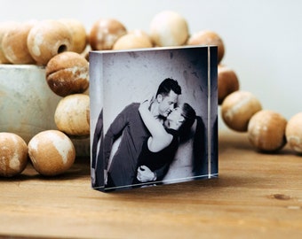 Custom Acrylic Photo Block: Personalized Picture Frame Gift