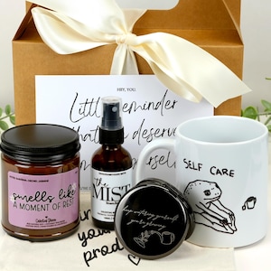 Self Care Box, Gift Box, Mental Health Care Package, Stress Relief Gift, Care Package For Her, Friendship Gift, Self Care Box For Women