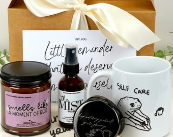 Self Care Box, Gift Box, Mental Health Care Package, Stress Relief Gift, Care Package For Her, Friendship Gift, Self Care Box For Women