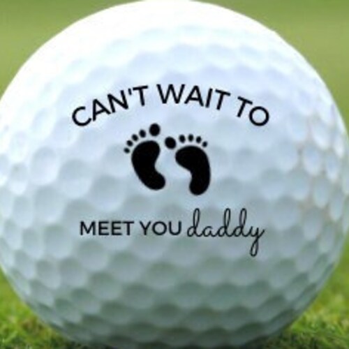 Baby/birth/ Golf Ball Pregnancy Announcement/gender Reveal Etsy