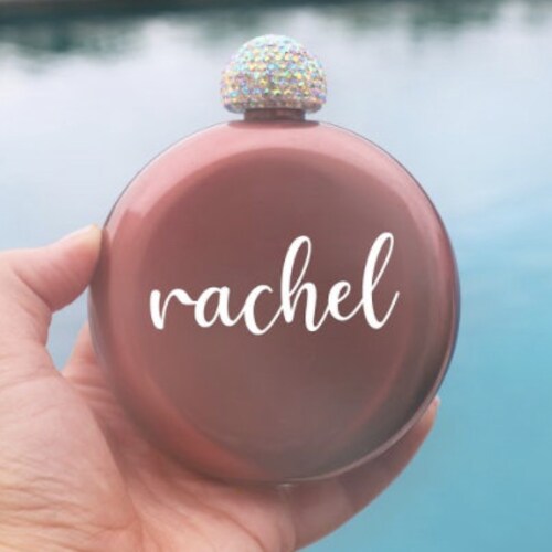 Glam Flasks Personalized Flasks for Women bachelorette Party Etsy