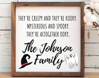 Fall Decor, Halloween Decor, Personalized,Your Surname,Tombstone Shape,Halloween Sign,Custom Wood Signs, Personalized Gift, Decor for Home