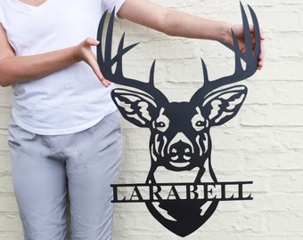 metal deer silhouette